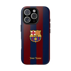 Personalisierte FC Barcelona Handyhülle: langlebig, glänzend