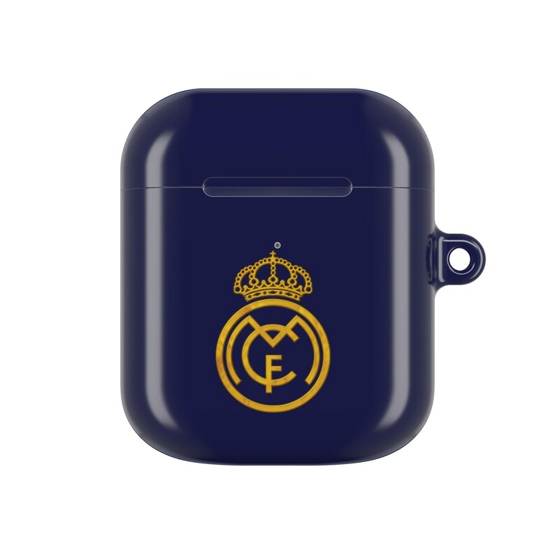 Personalized Real Madrid Fans AirPod Case | Navy White Football Club - Etsy