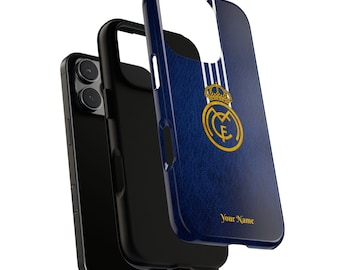Personalized Real Madrid Phone Case: Shockproof Soccer Phone Cover
