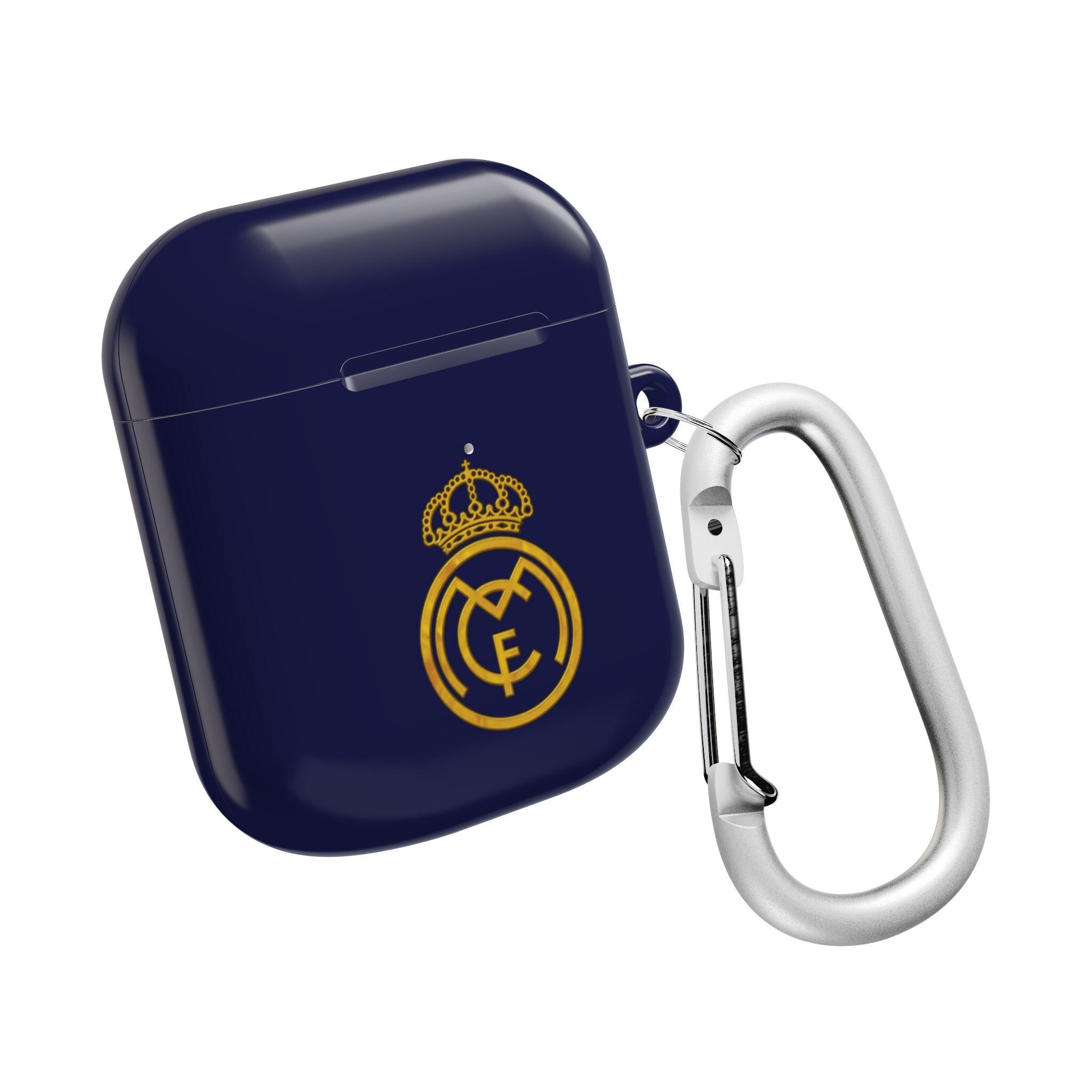 Personalized Real Madrid Fans AirPod Case | Navy White Football Club - Etsy