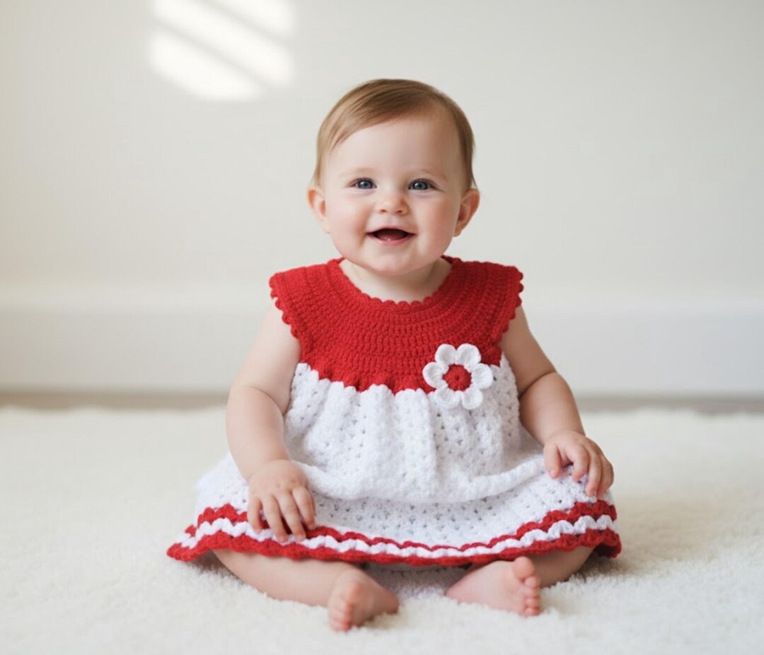 baby dresses 0-3 months Crochet Dress Pattern, Almost Free Crochet Pattern, Baby Dress Pattern This instant download PDF includes easy Crochet Baby Dress Pattern (0-3