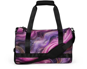 Gym bag with all-over print