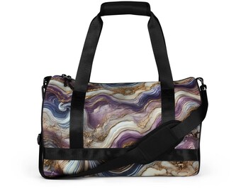 Gym bag with all-over print