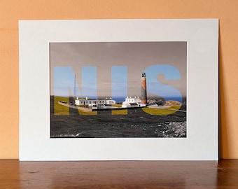 A4 'NIS' Text Print - Butt of Lewis