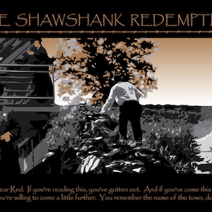 Classic Movie No.3 - The Shawshank Redemption (A2 poster)