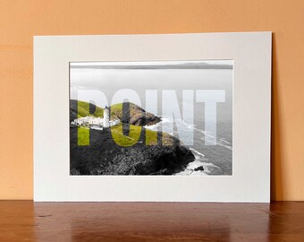 A3 'POINT' Text Print