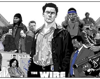 The Wire Poster (cult HBO TV show)