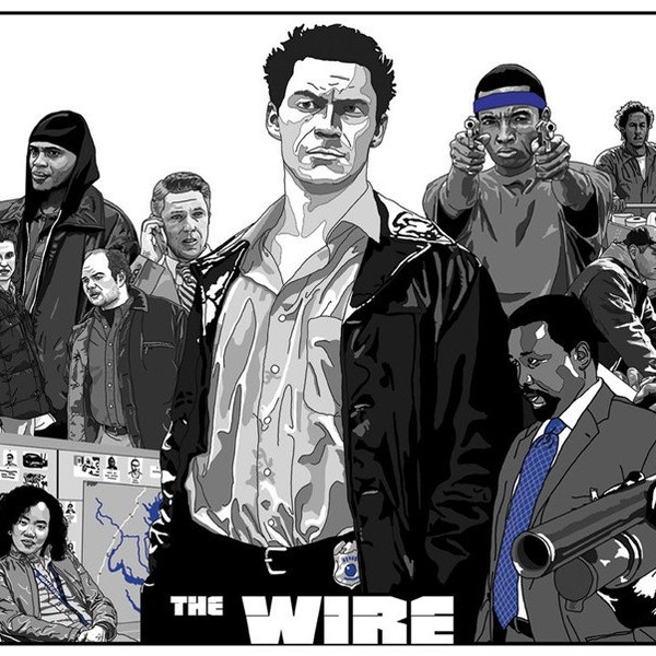 The Wire Poster (cult HBO TV show)