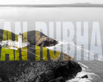 A3 'AN RUBHA' Text Print