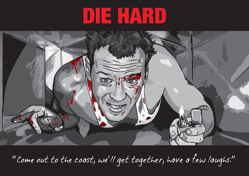 Classic Movie No.1 Die Hard A2 poster image 1