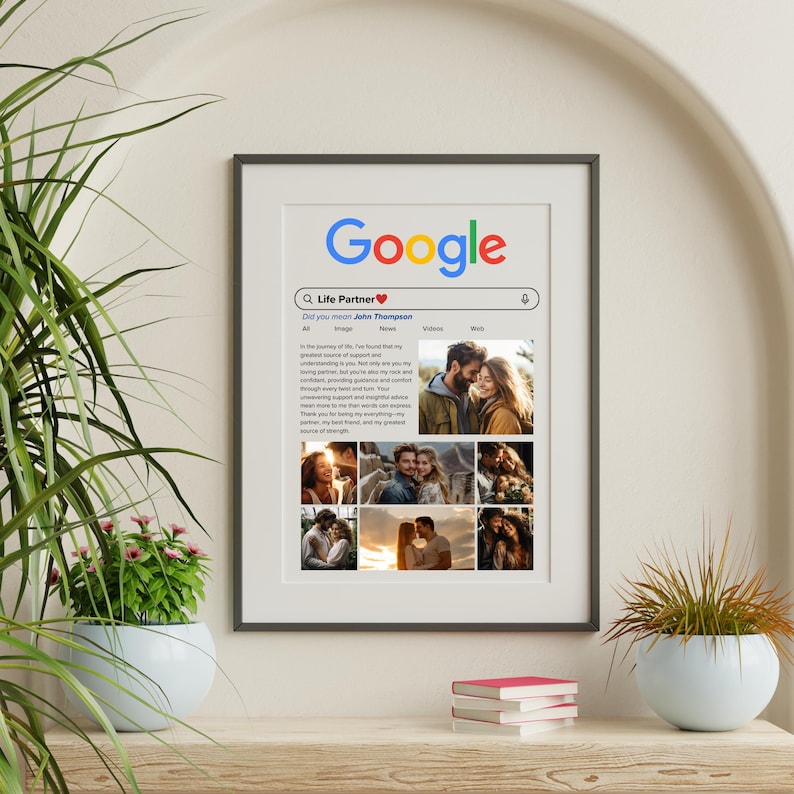 Editable Google Search Couple Photo Collage | Life Partner Printable ...