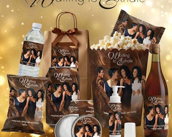 Waiting to Exhale Party Favors Set of 11 Editable in Canva