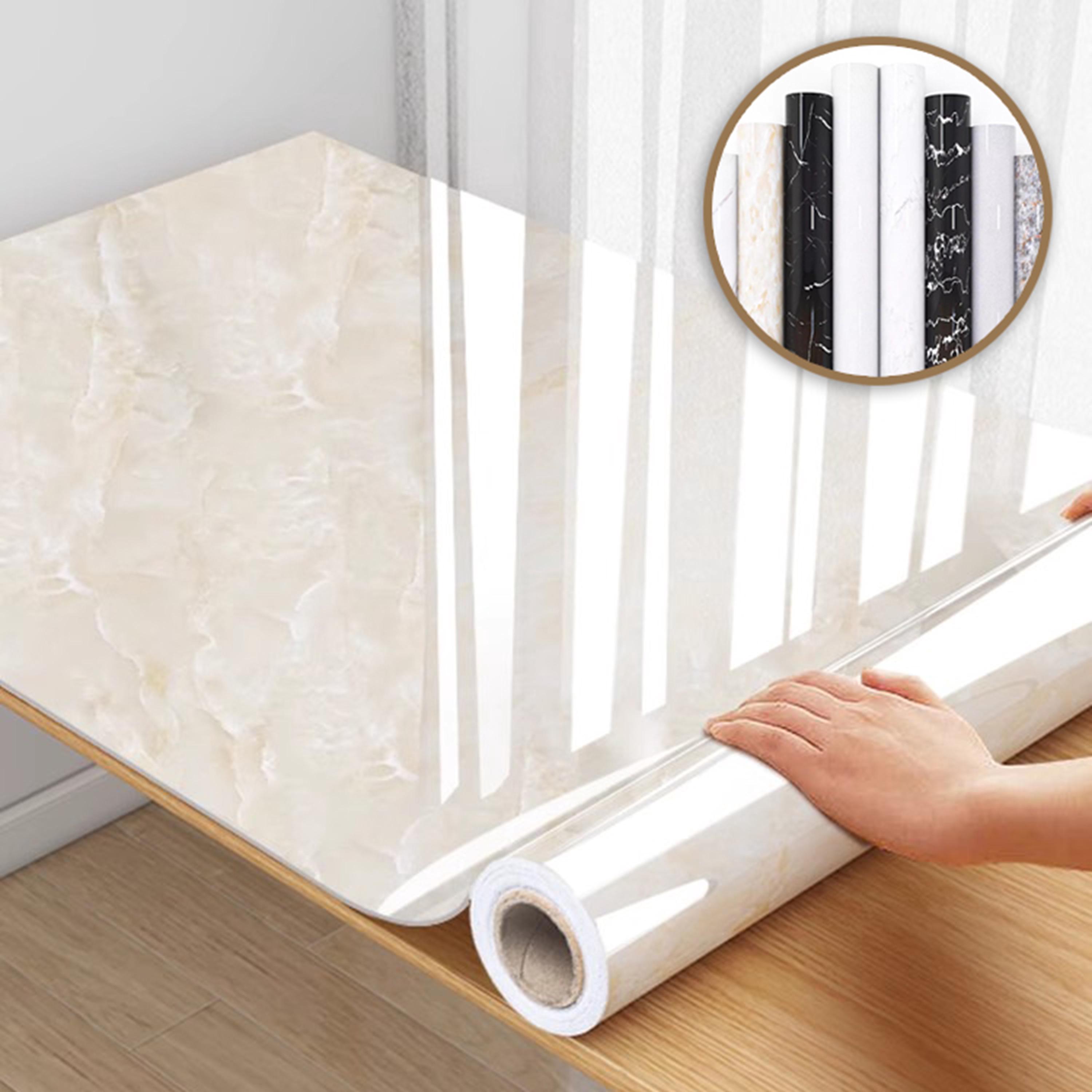 Rouleau Plastique Adhésif PVC 0.45 X 10m 60 Microns Qualité Supérieure