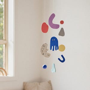 Hanging Decoration for a children's room - Kinetic mobile - Baby Shower Gift