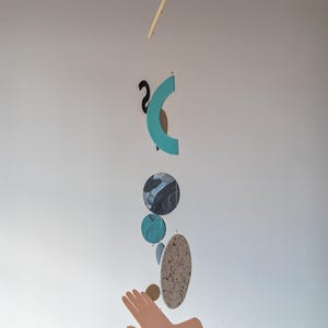 Hängande solsystem | Minimalistisk planetsolfångare, Slow Living-dekor bild 6
