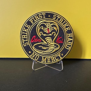 Cobra Kai embroidered patch