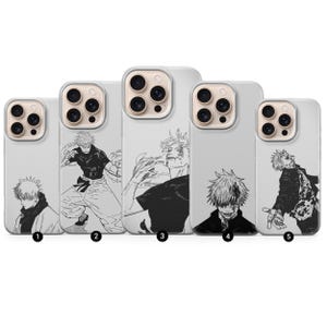 Gojo Satoru Jujutsu Kaisen Anime Phone Case for iPhone 17 Air 16e Pro Max 15 14 13 12 11 | Samsung S25 S24 S23 FE | Google Pixel 10 9 8 7 6