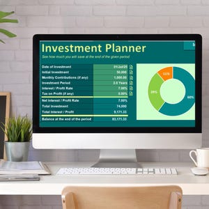 Investment Advisor Sheet | Financial Planning Worksheet | Track Investments | Set Goals | Organize Portfolio | Digital Download Printable