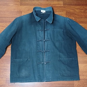 ジャケット・アウター L'Anti - Cher FRENCH WORK CHINA 60 L'anti-cher Indigo Work Jacket France - China 60's - Etsy