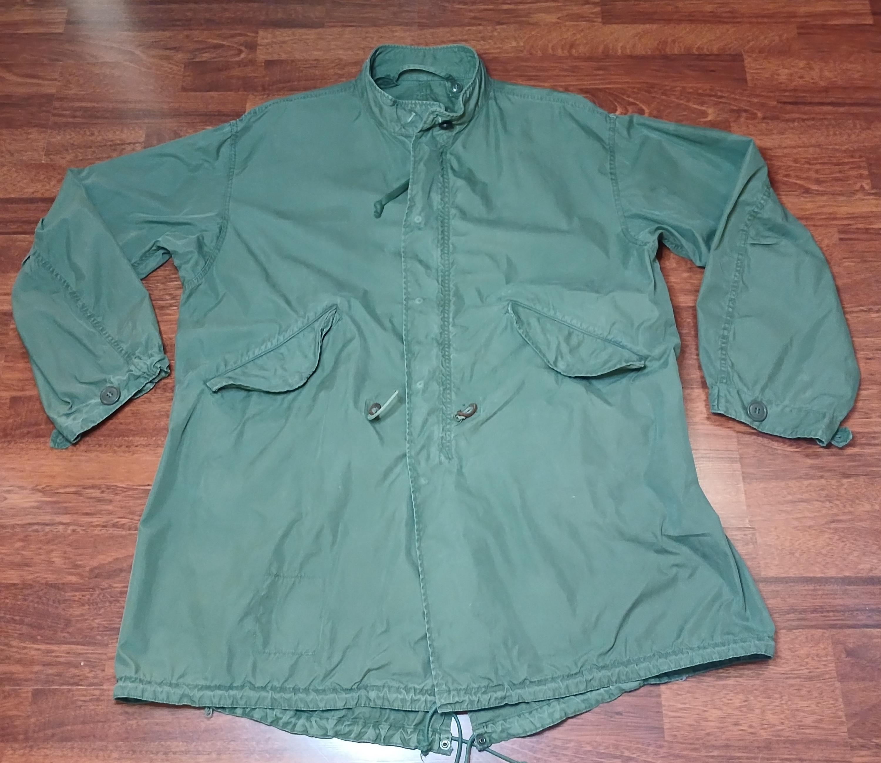 Vintage US Army M65 Fishtail Parka (68 – 70s) History, Size L, OG