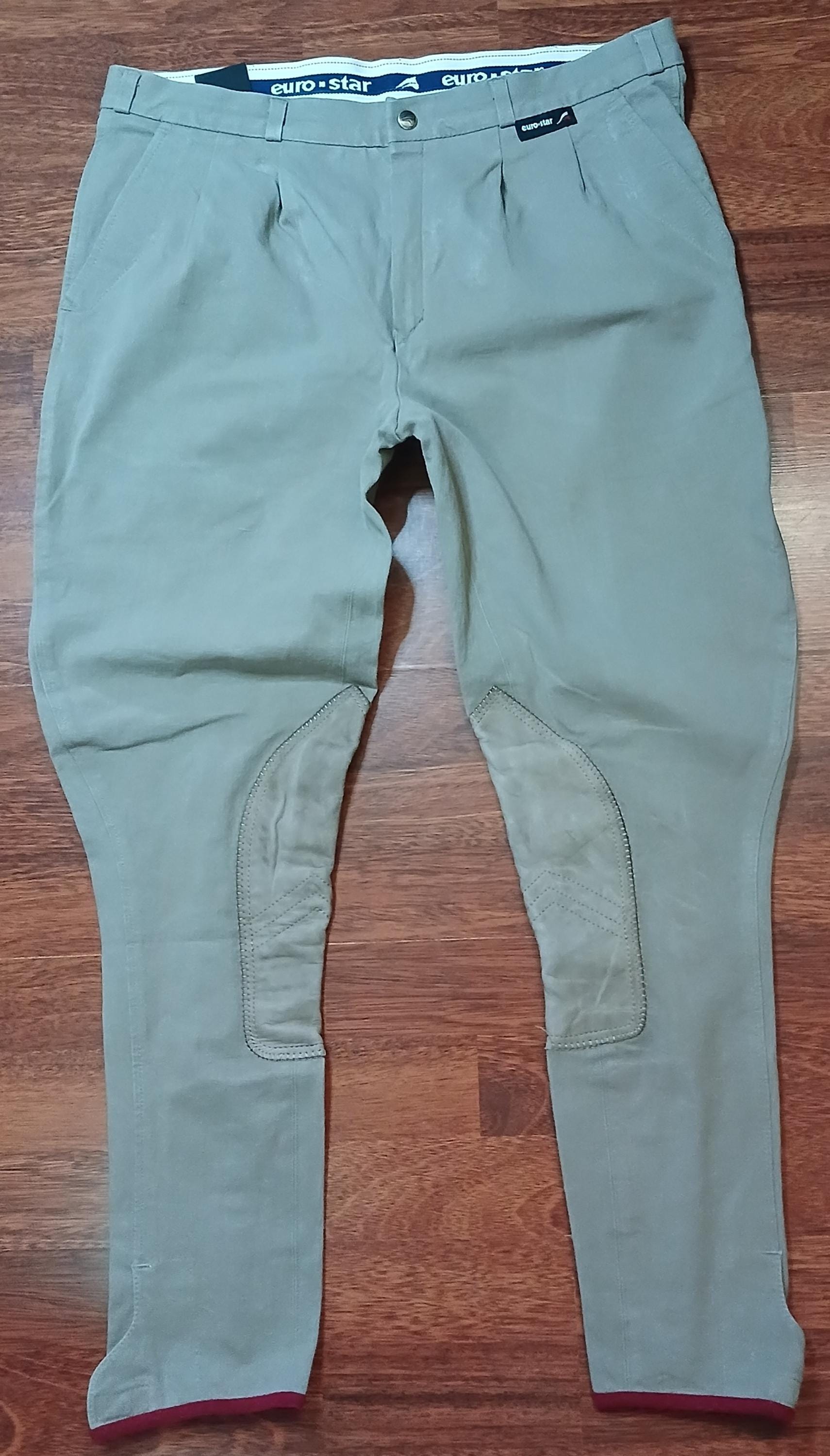 Jodhpurs Enfant Vintage - Taille 3-4 Ans - Marron Tweed à Chevrons