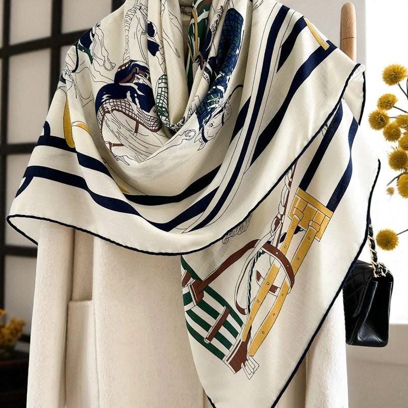 Hermès horse scarf - Etsy 日本