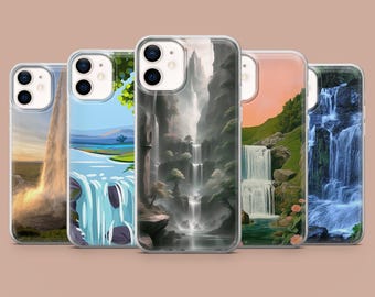 Waterfall Phone Case Nature Cover for iPhone 16,15,14,13,12, Samsung S25Fe,S24,S23,S22,A16,A26,A56, Pixel 9Pro,8A,