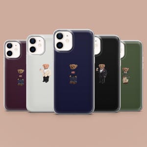 Teddy Bear Phone Case A Cute Bear Cover for iPhone 16,15,14,13,12, Samsung S25Fe,S24,S23,S22,A16,A26,A56, Pixel 9Pro,8A,