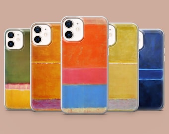 Mark Rothko Phone Case Abstract Modern Art Cover for iPhone 16,15,14,13,12, Samsung S25Fe,S24,S23,S22,A16,A26,A56, Pixel 9Pro,8A,