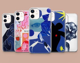 Henri Matisse Handy Hülle Eine künstlerische Hülle für iPhone 16,15,14,13,12, Samsung S25Fe,S24,S23,S22,A16,A26,A56, Pixel 9Pro,8A,