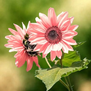 30 Rare Pink Sunflower Seeds – Organic Garden Blooms
