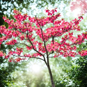 5 Dwarf Pink Dogwood Tree Seeds - Cornus Florida Fubra - Hardy Flowering Tree