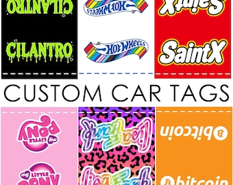Autocollant personnalisé pour étiquette de voiture, décoration de voiture populaire, décoration de logo/texte pour étiquette de voiture et cadeau d'accessoires personnalisés pour les amateurs