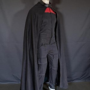 Darth Vader Costume for Men | Star Wars Sith Lord Cosplay Outfit with Cape & Robe | Dark Side Villain Suit