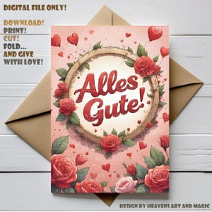 Alles gute | lustige digitale Karte | Liebeskarte | Valentinstagskarte | Grußkarte | greeting kard |  birthday card | Glückwunsch