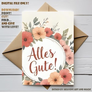 Alles gute | lustige digitale Karte | Liebeskarte | Valentinstagskarte | Grußkarte | greeting kard |  birthday card | Glückwunsch