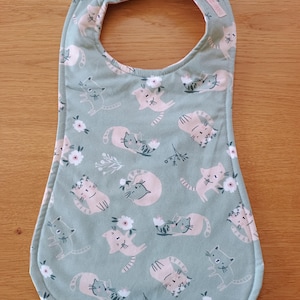 Baby bib sloppy bib bib baby bib baby bib cats dots gift