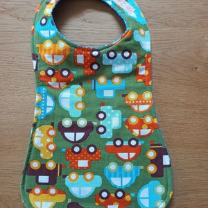 Baby bib personalized sloppy bib bib baby bib baby bib cars dots gift