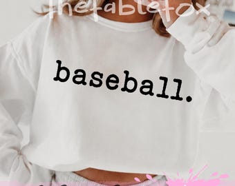 Baseball SVG PNG, Player Game Day, Distressed Typography Design