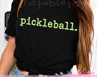Pickleball SVG PNG, Player Game Day Quote, Distressed Typography Design
