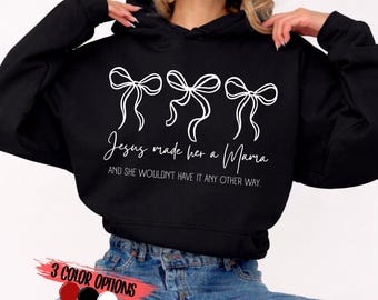 Jesus Made Her a Mama SVG PNG | Christian Mom Quote | Mother’s Day Sublimation Design