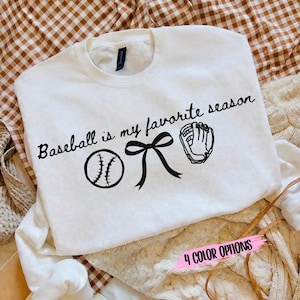 Baseball Is My Favorite Season SVG PNG, Baseball Mom Design, Game Day Baseball Cut File