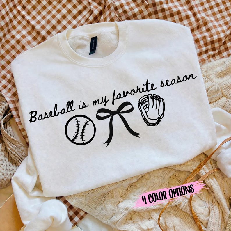 Baseball Is My Favorite Season SVG PNG, Baseball Mom Design, Game Day Baseball Cut File