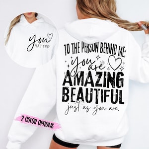 Dear Person Behind Me SVG PNG | Distressed You Matter | Positive Quotes Sublimation Design