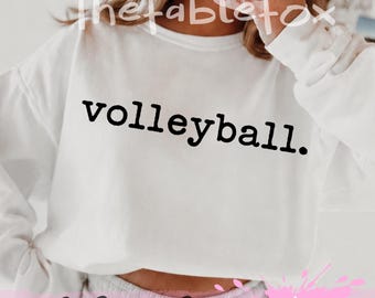 Volleyball SVG PNG, Volleyball Player Game Day, Distressed Typography Design