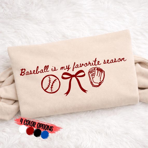 Baseball Is My Favorite Season SVG PNG | Baseball Mom Design | Game Day Baseball | Cut File