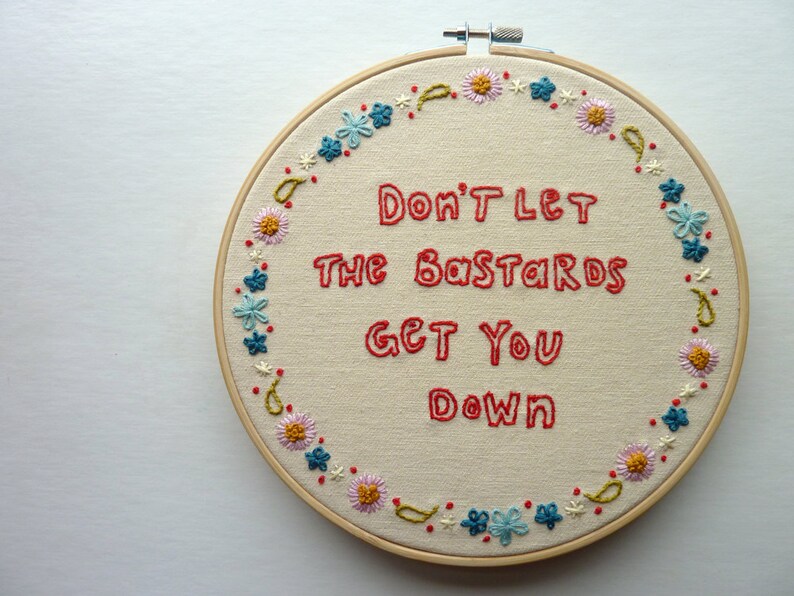 Bastards. PDF Hand Embroidery Pattern. image 2