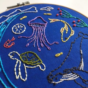 Oceana. PDF Hand Embroidery Pattern. image 4