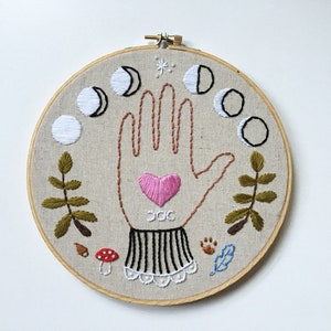 Divine Feminine. PDF Hand Embroidery Pattern.