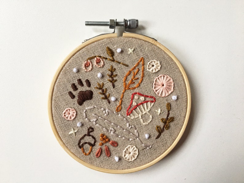 Foliage. PDF Hand Embroidery Pattern. image 1